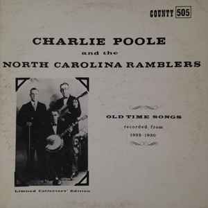 Charley Poole and The North Carolina Ramblers