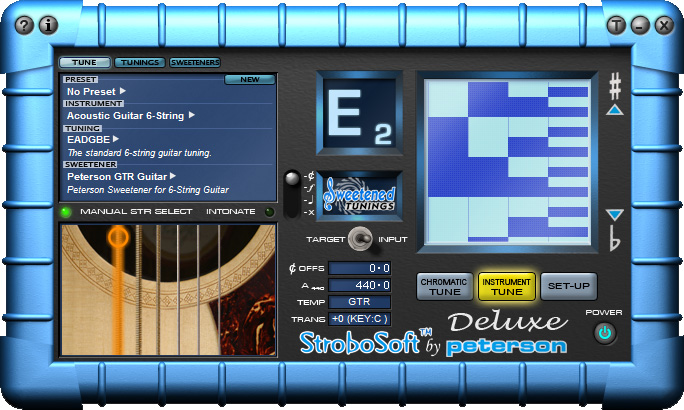 strobosoft - large instrument mode screen shot